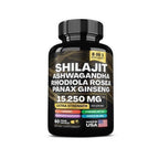 Green Seamoss & Shilajit Capsules - Elemental Vitality from Ocean & Mountain
