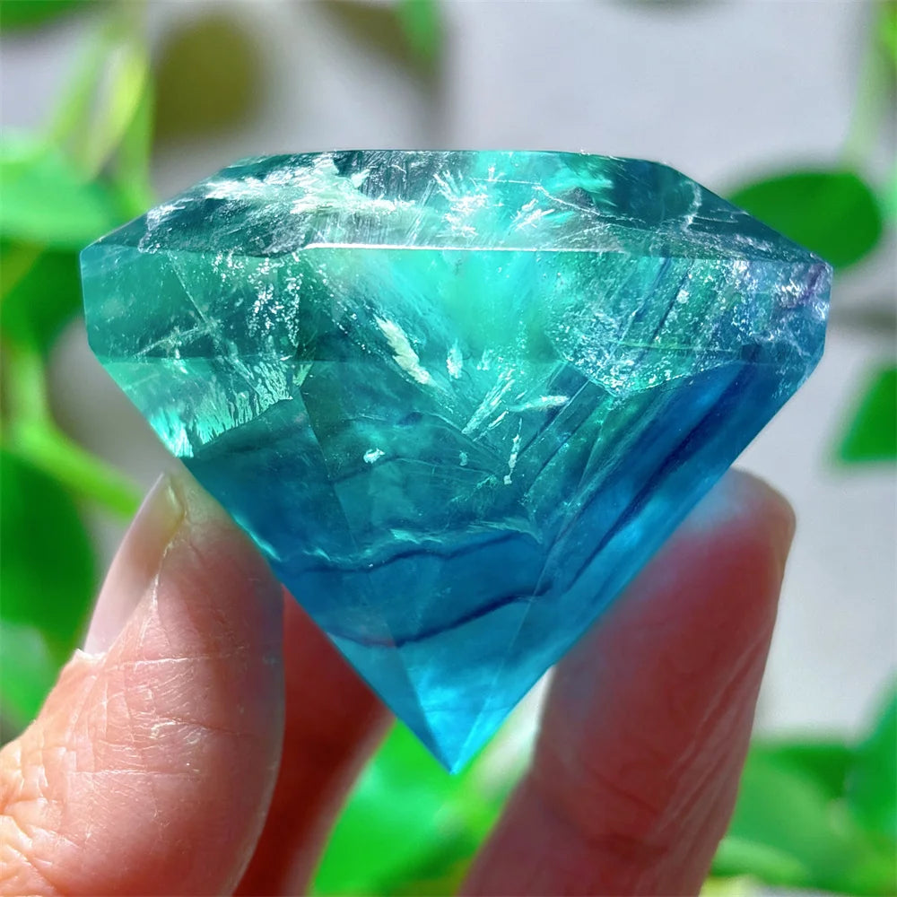 Rainbow Fluorite Flame – Natural Quartz Energy Crystal