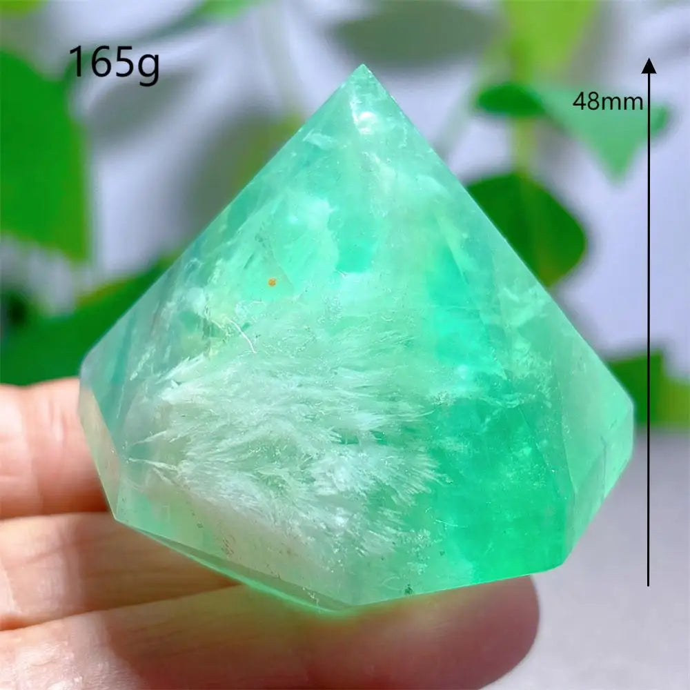 Rainbow Fluorite Flame – Natural Quartz Energy Crystal