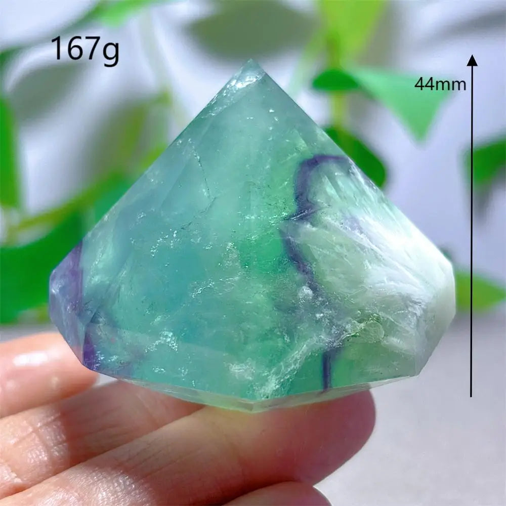 Rainbow Fluorite Flame – Natural Quartz Energy Crystal