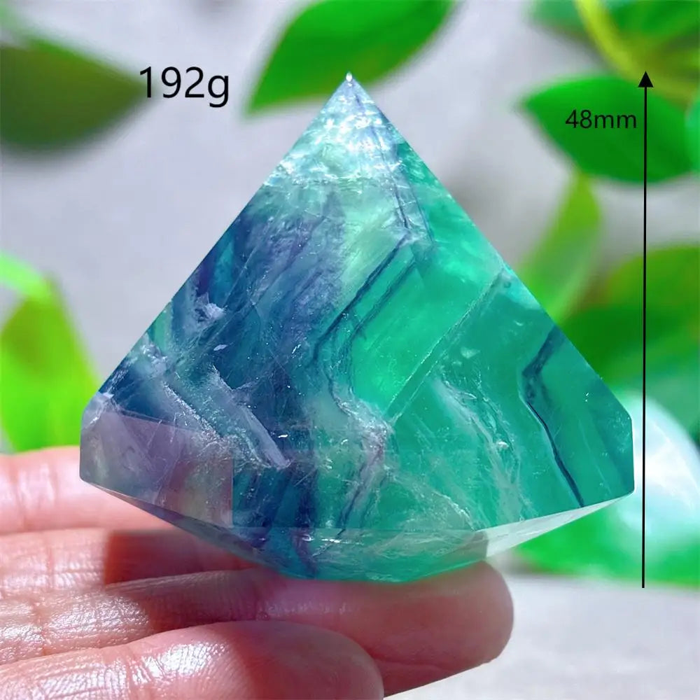Rainbow Fluorite Flame – Natural Quartz Energy Crystal