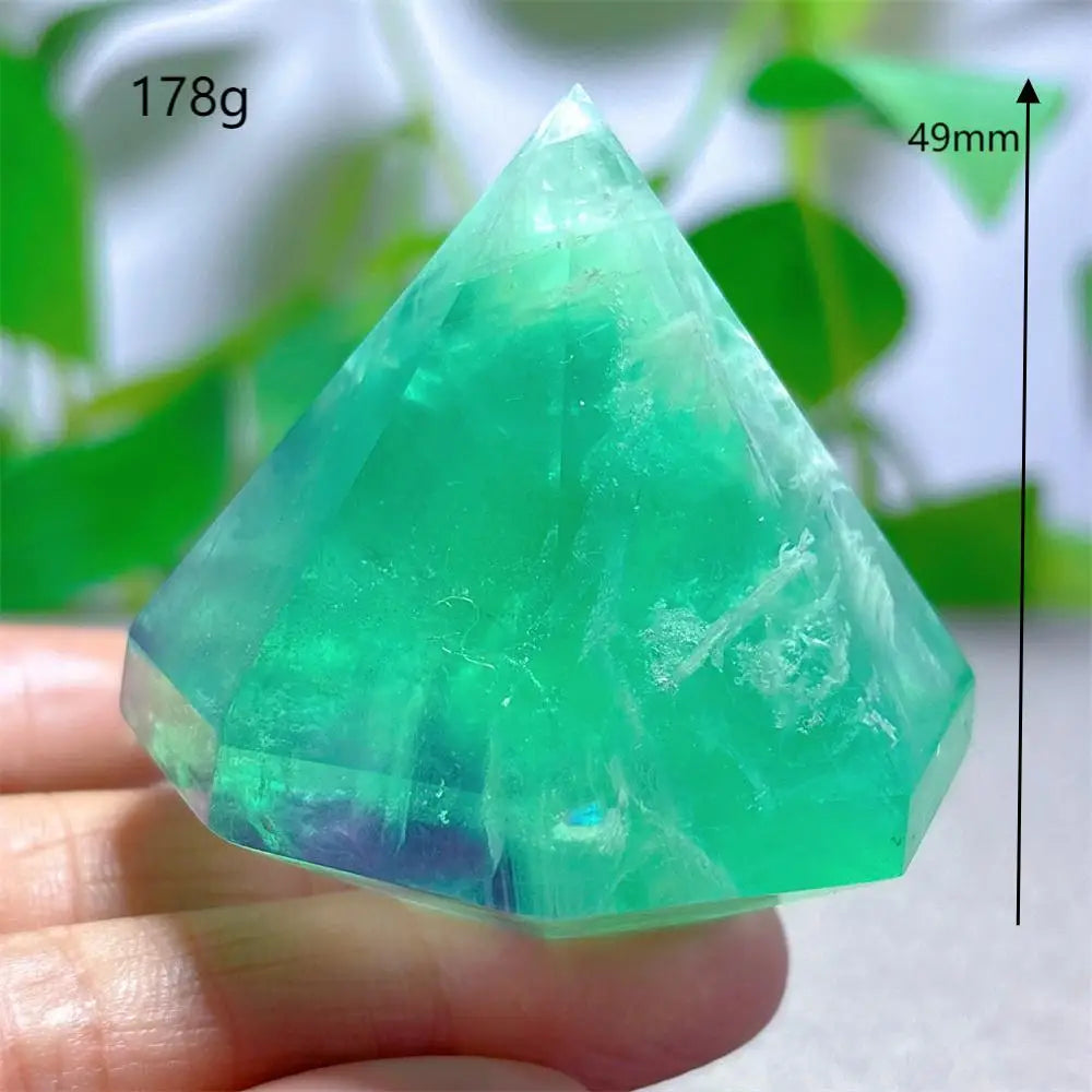 Rainbow Fluorite Flame – Natural Quartz Energy Crystal