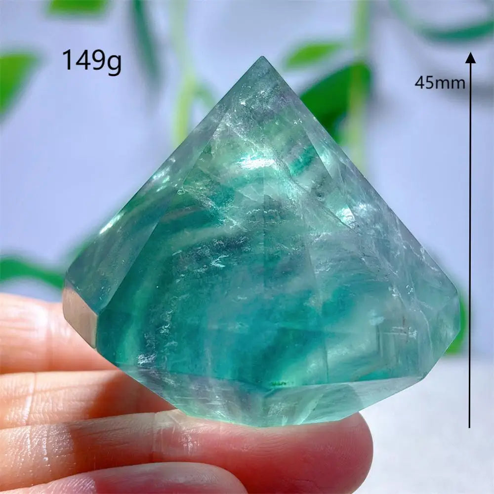 Rainbow Fluorite Flame – Natural Quartz Energy Crystal