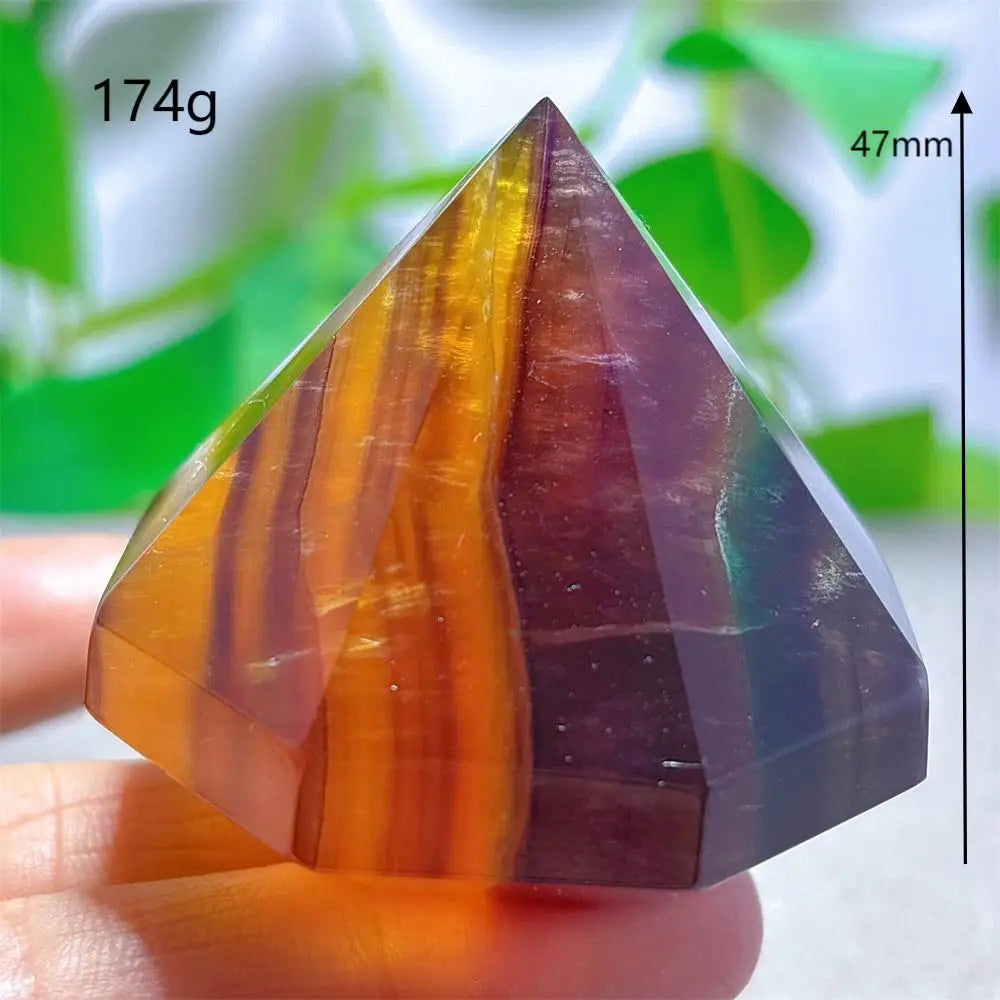 Rainbow Fluorite Flame – Natural Quartz Energy Crystal