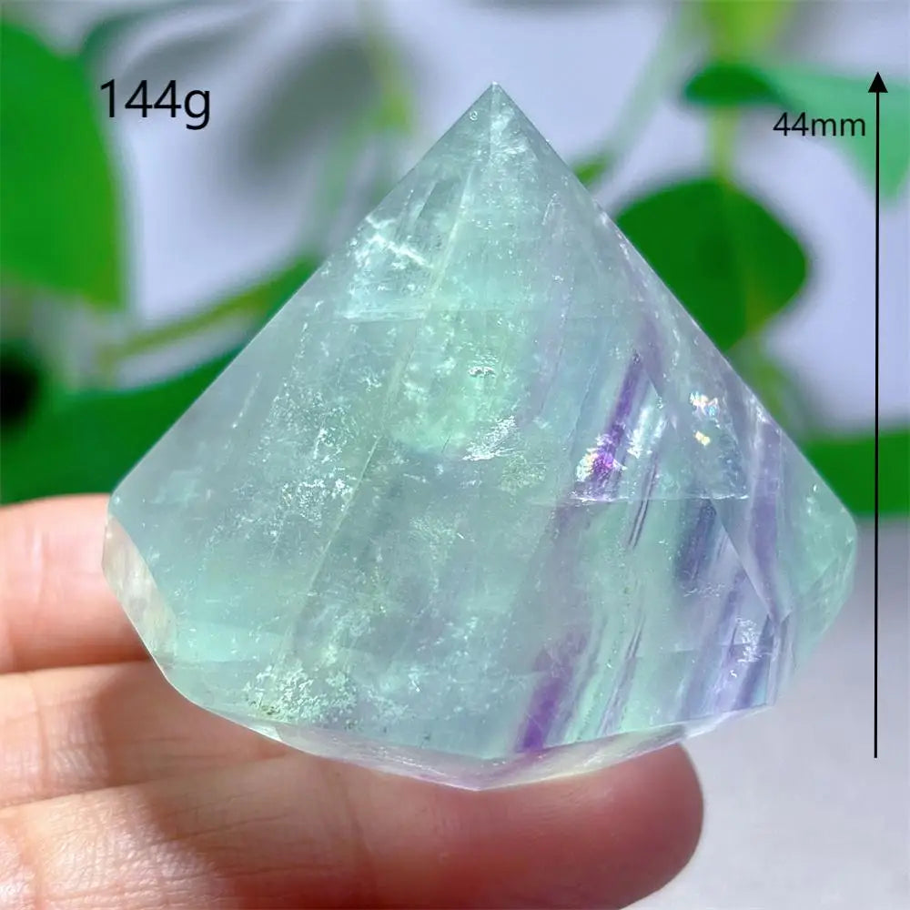 Rainbow Fluorite Flame – Natural Quartz Energy Crystal