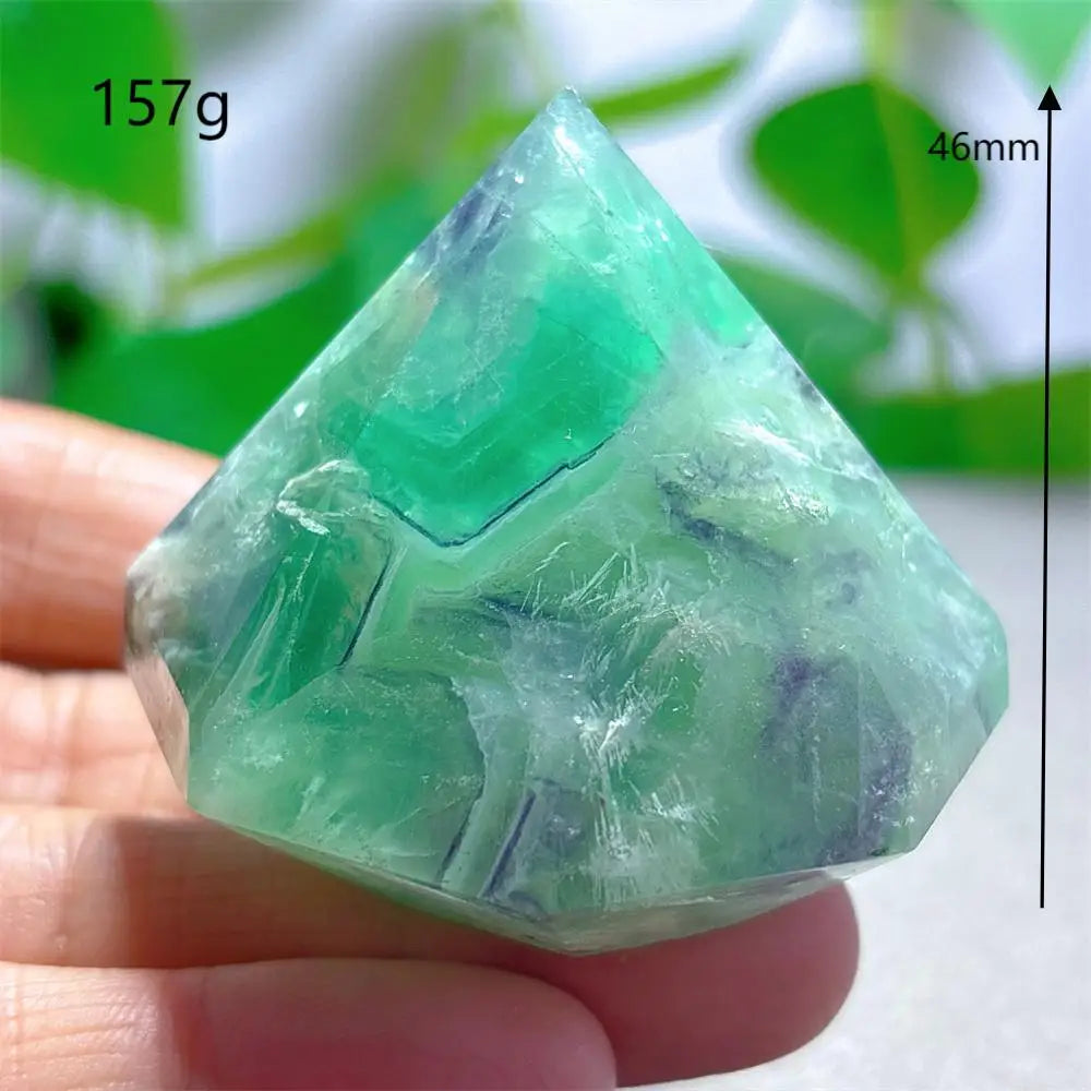 Rainbow Fluorite Flame – Natural Quartz Energy Crystal