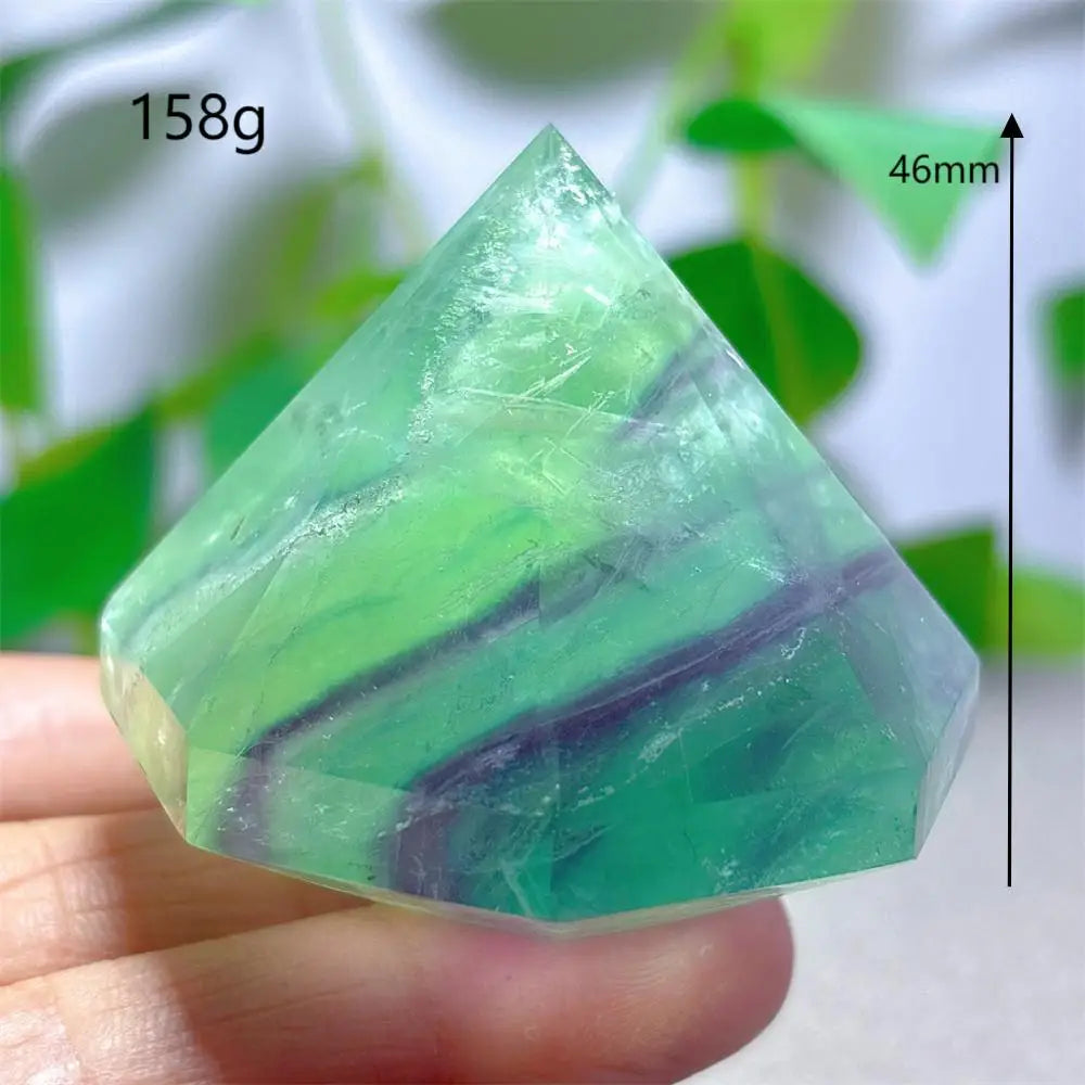 Rainbow Fluorite Flame – Natural Quartz Energy Crystal