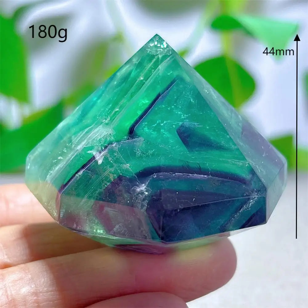 Rainbow Fluorite Flame – Natural Quartz Energy Crystal