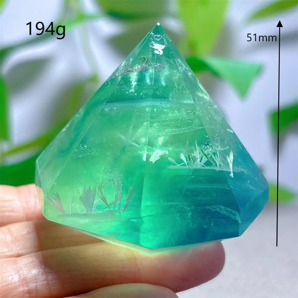 Rainbow Fluorite Flame – Natural Quartz Energy Crystal