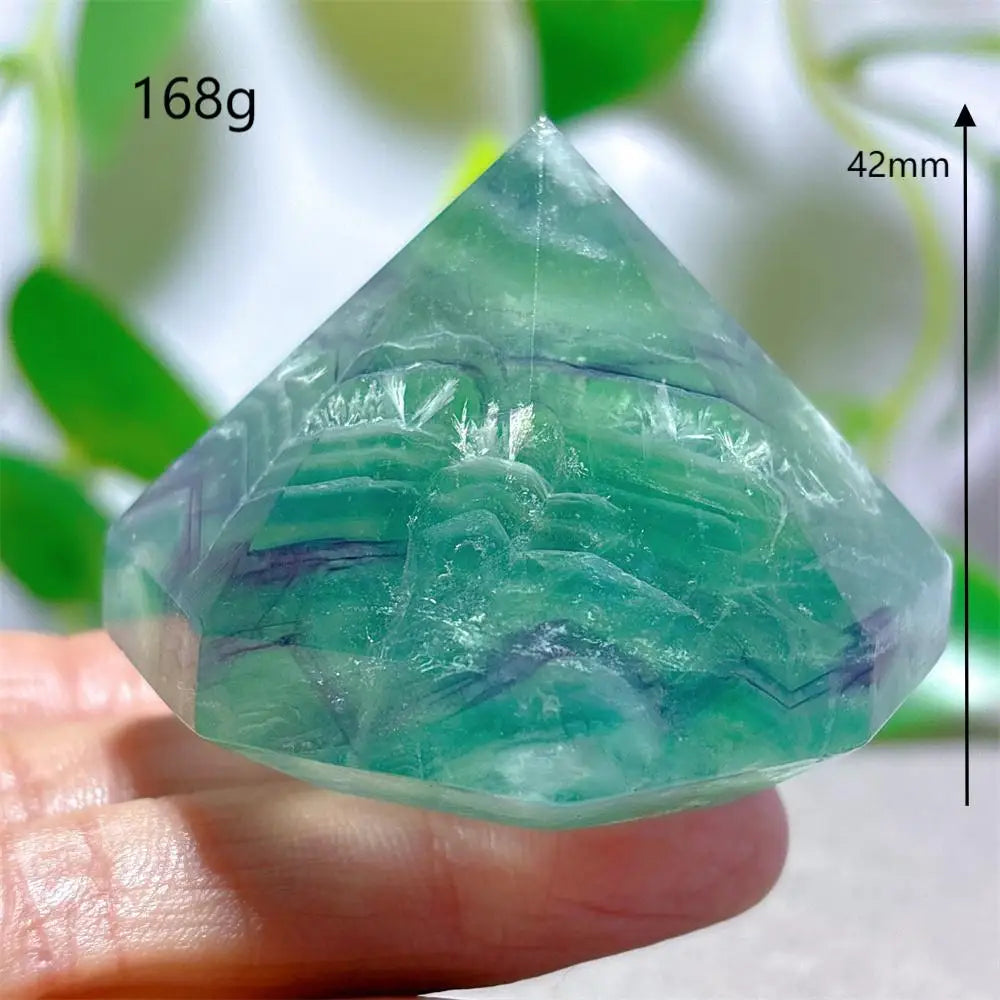 Rainbow Fluorite Flame – Natural Quartz Energy Crystal