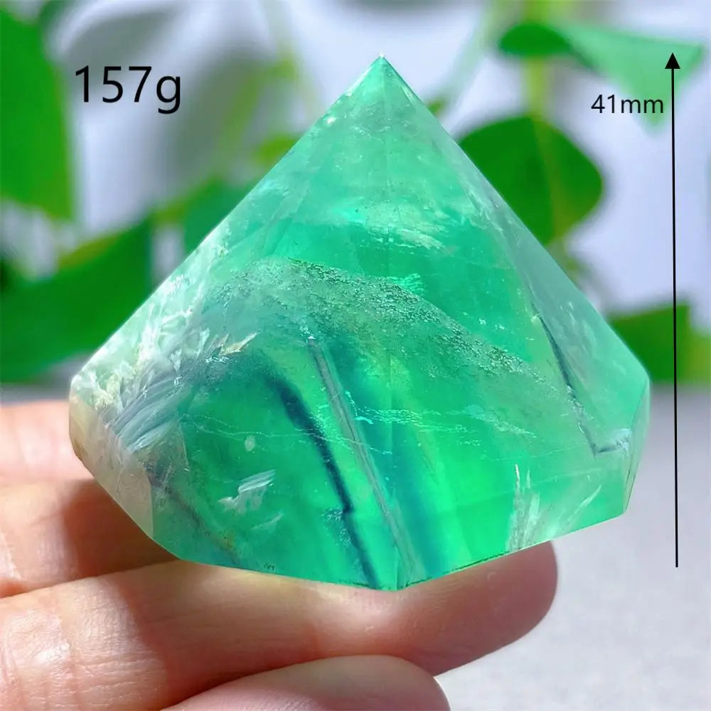 Rainbow Fluorite Flame – Natural Quartz Energy Crystal