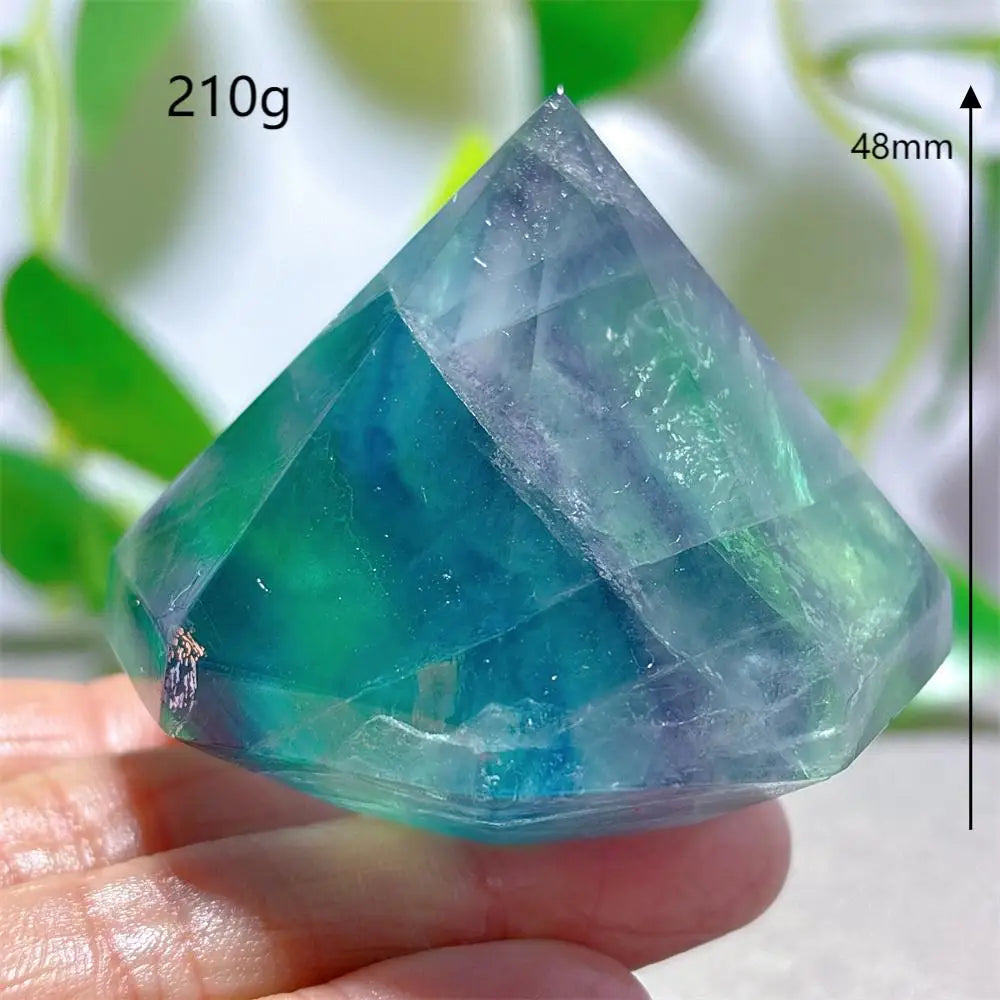 Rainbow Fluorite Flame – Natural Quartz Energy Crystal