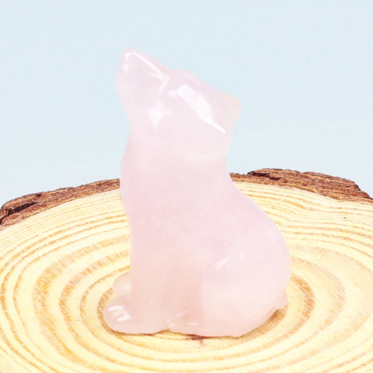 Crystal Wolf Totem – Guardian of Instinct & Spirit