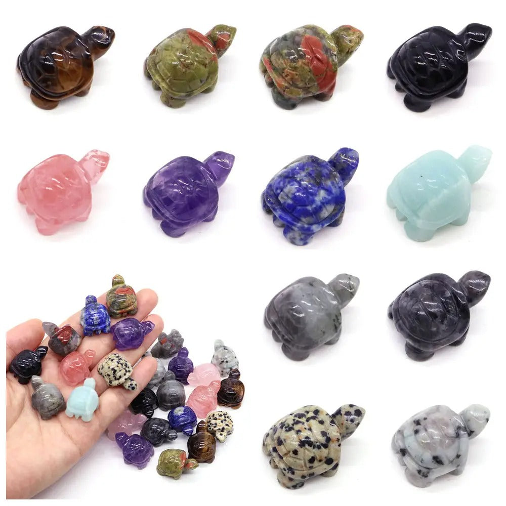 Crystal Turtle Totem - Patience, Peace, and Spiritual Protection