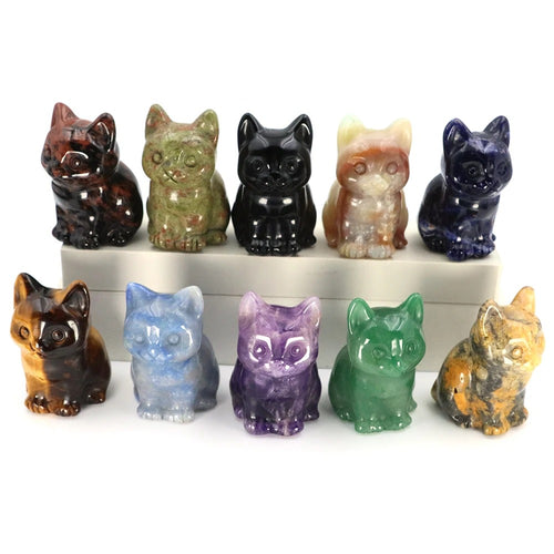 Crystal Cat Totem - For When You Need Quiet Strength