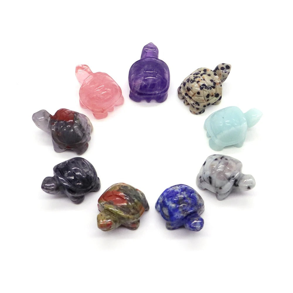 Crystal Turtle Totem - Patience, Peace, and Spiritual Protection