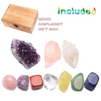 Crystal Ritual Gift Box – Amethyst, Rose Quartz or Chakra Set