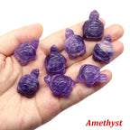 Crystal Turtle Totem - Patience, Peace, and Spiritual Protection